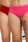Zivame Anti-Microbial Low Rise Full Coverage Hipster Panty (Pack of 2) - Multicolor — thumbnail 1